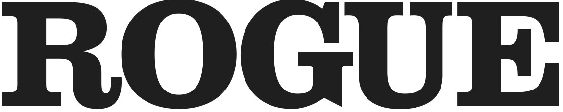 Bold black text spelling 'ROGUE' in uppercase letters.
